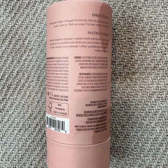 Vegamour Gro Hair Serum 30mL/ 1 fl oz - Sealed Vegan - Picture 4 of 7